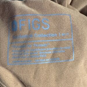 Figs Technical Collection Brown Scrub Top and Bottom